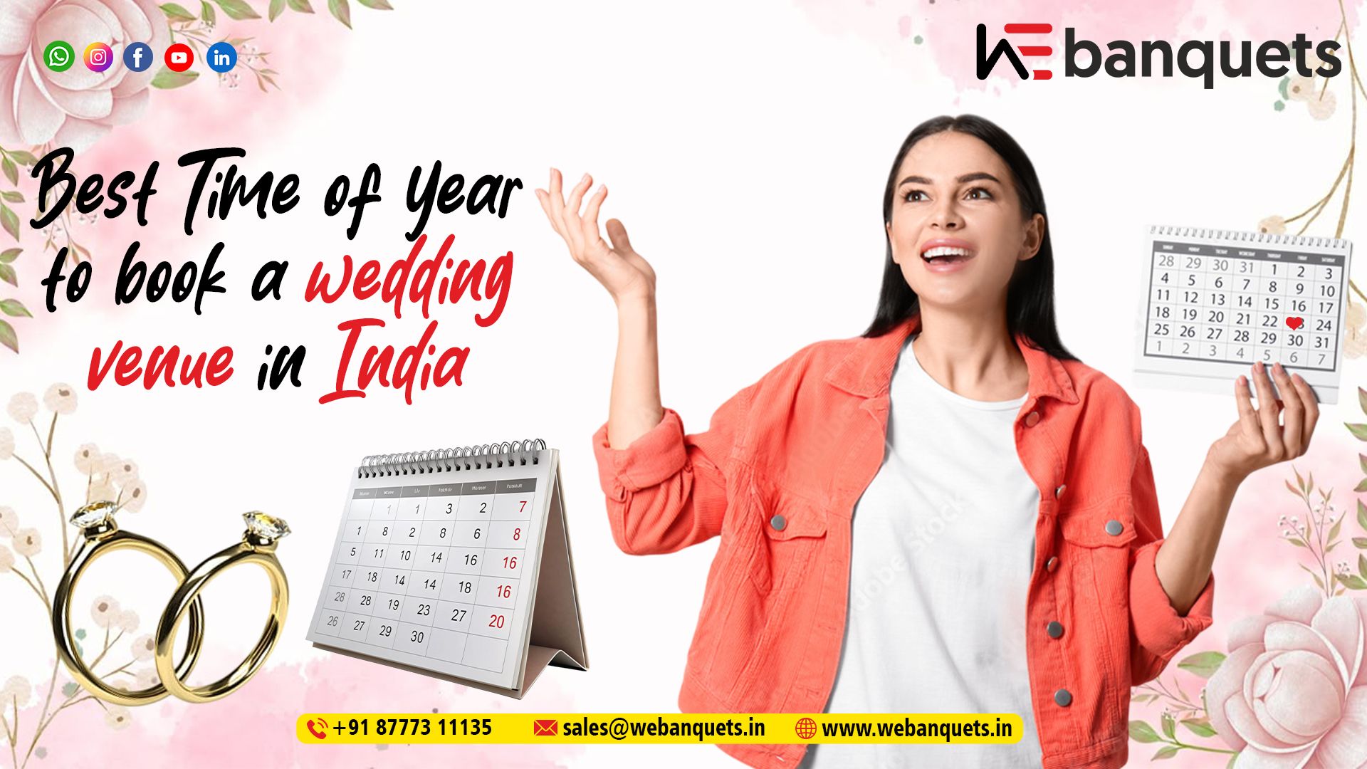 Best Time of Year to Book a Wedding Venue in India