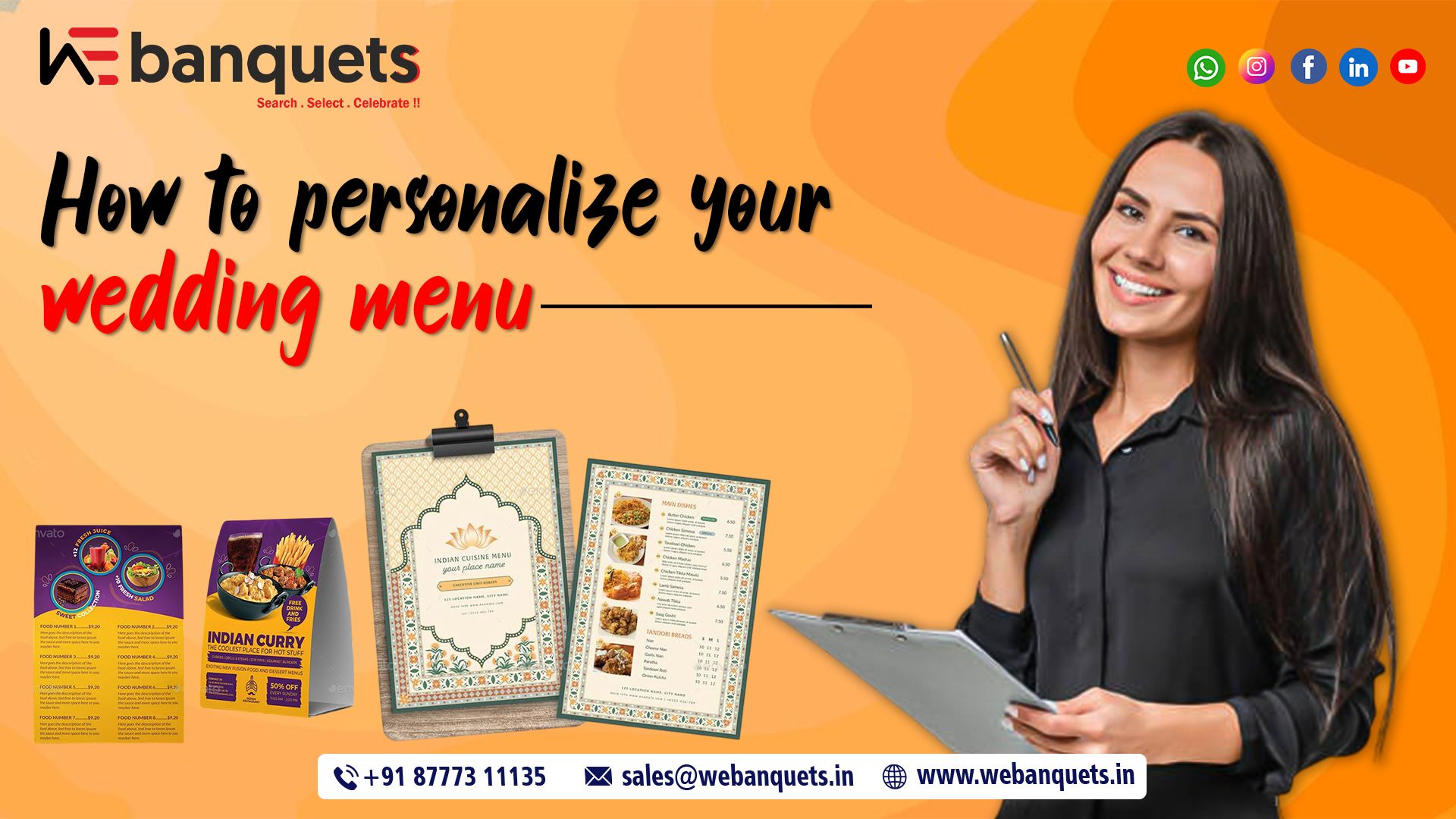 How to Personalize Your Wedding Menu A Taste of You