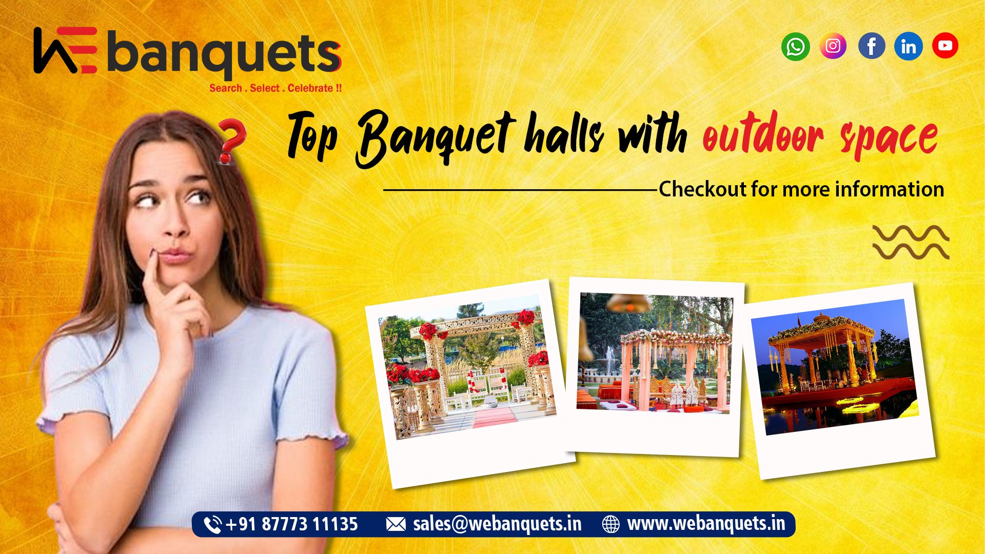 Top Banquet Halls with Outdoor Space in Kolkata