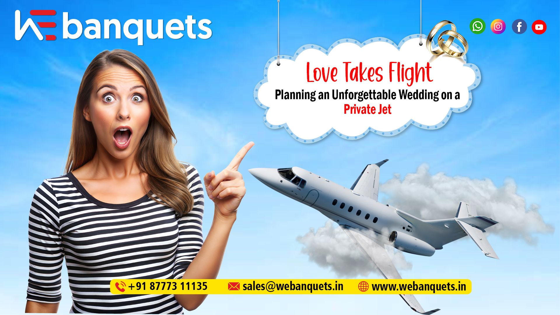 Love Takes Flight Planning an Unforgettable Wedding on a Private Jet
