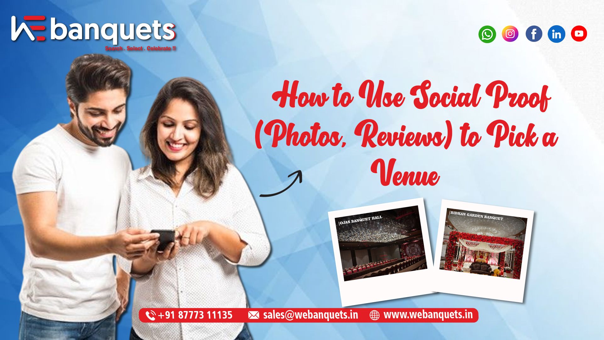 Use Reviews and Photos to Find the Best Banquet Halls