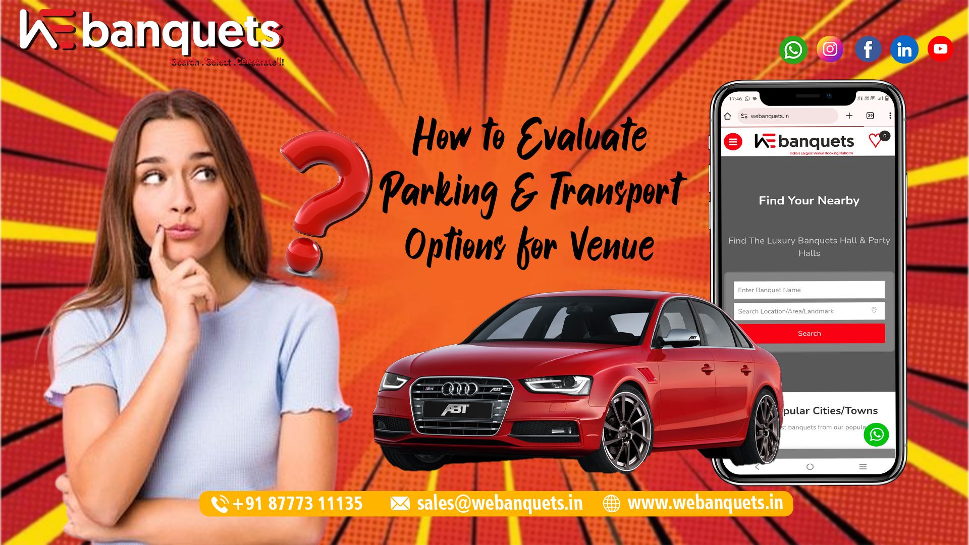 How to Evaluate Parking and Transport Options for Venue 