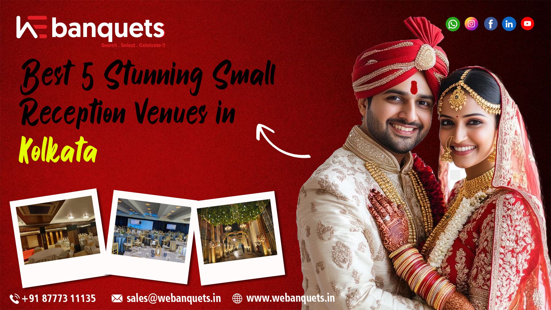 Small Reception Venues in Kolkata for Intimate Celebrations