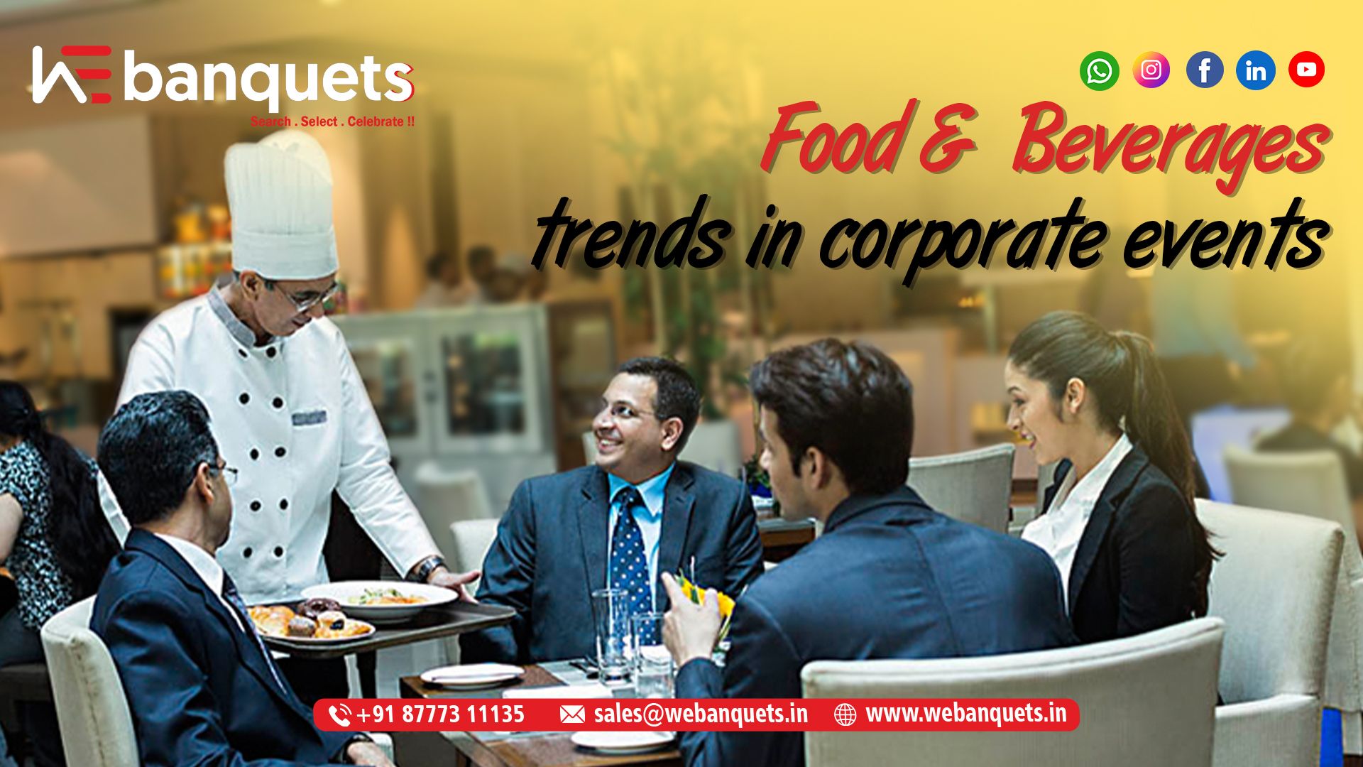 Top Food and Beverage Trends in Corporate Events 