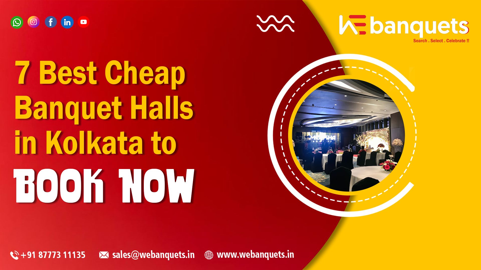Top 7 Cheap Banquet Halls in Kolkata for Small Gatherings