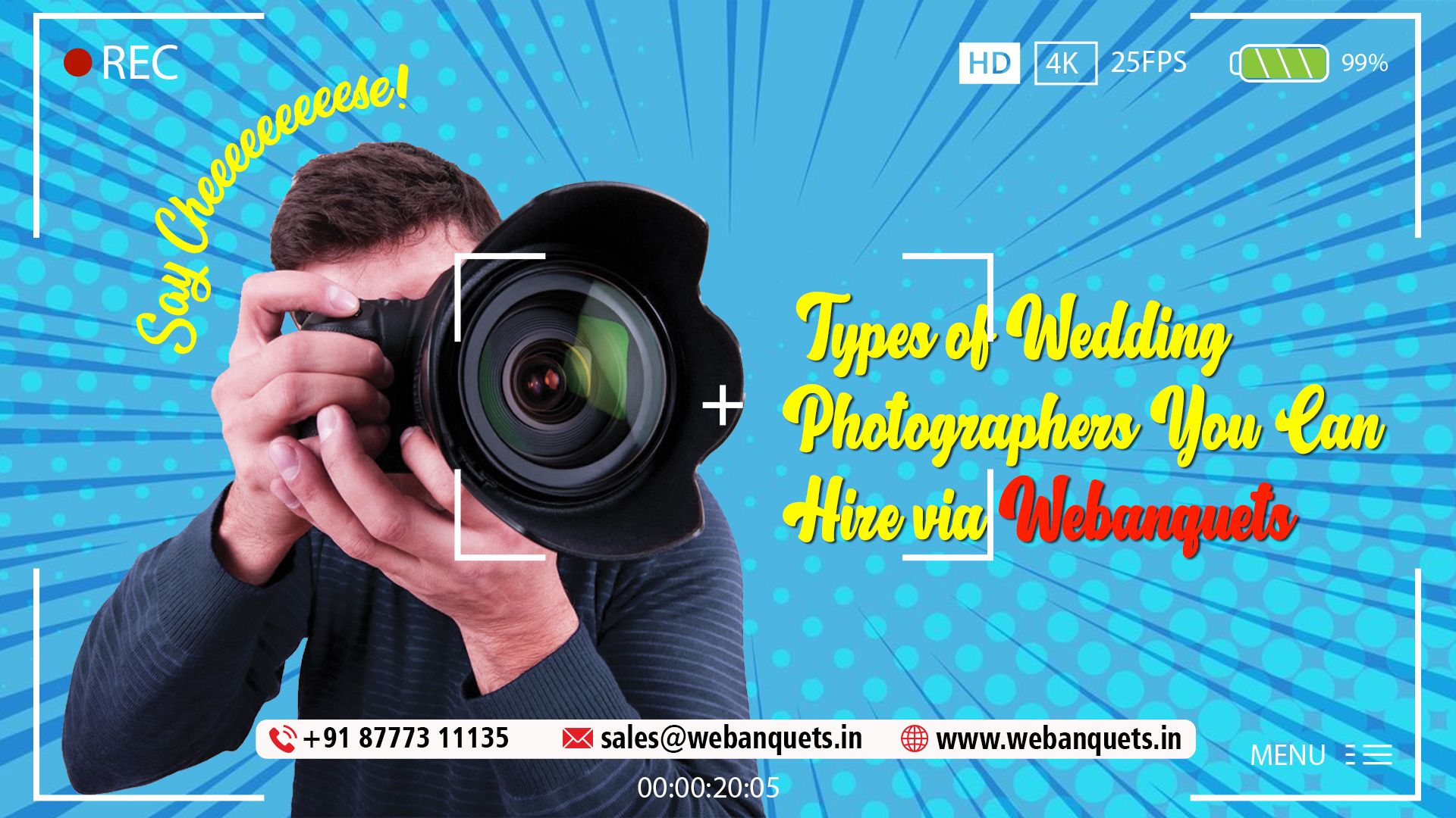 Say Cheese Types of Wedding Photographers You Can Hire via Webanquets
