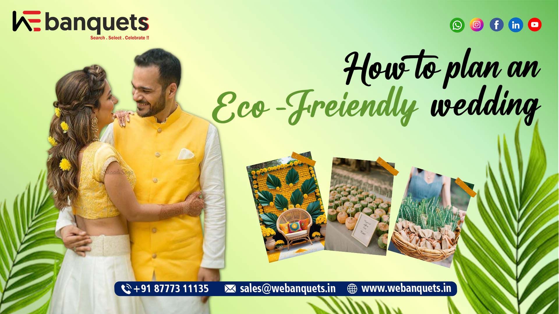 How to Plan an Eco Friendly Wedding Webanquets Green Wedding Guide
