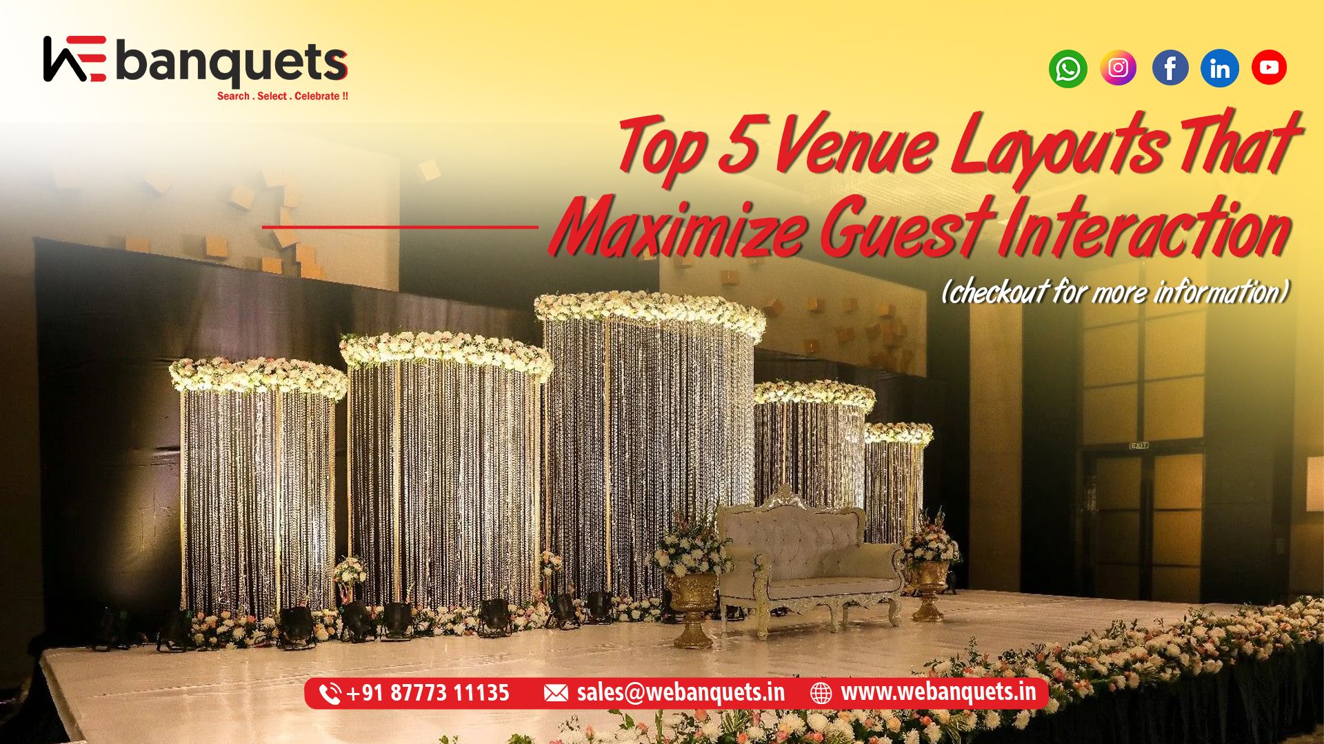 Top 5 Venue Layouts for Guest Interaction