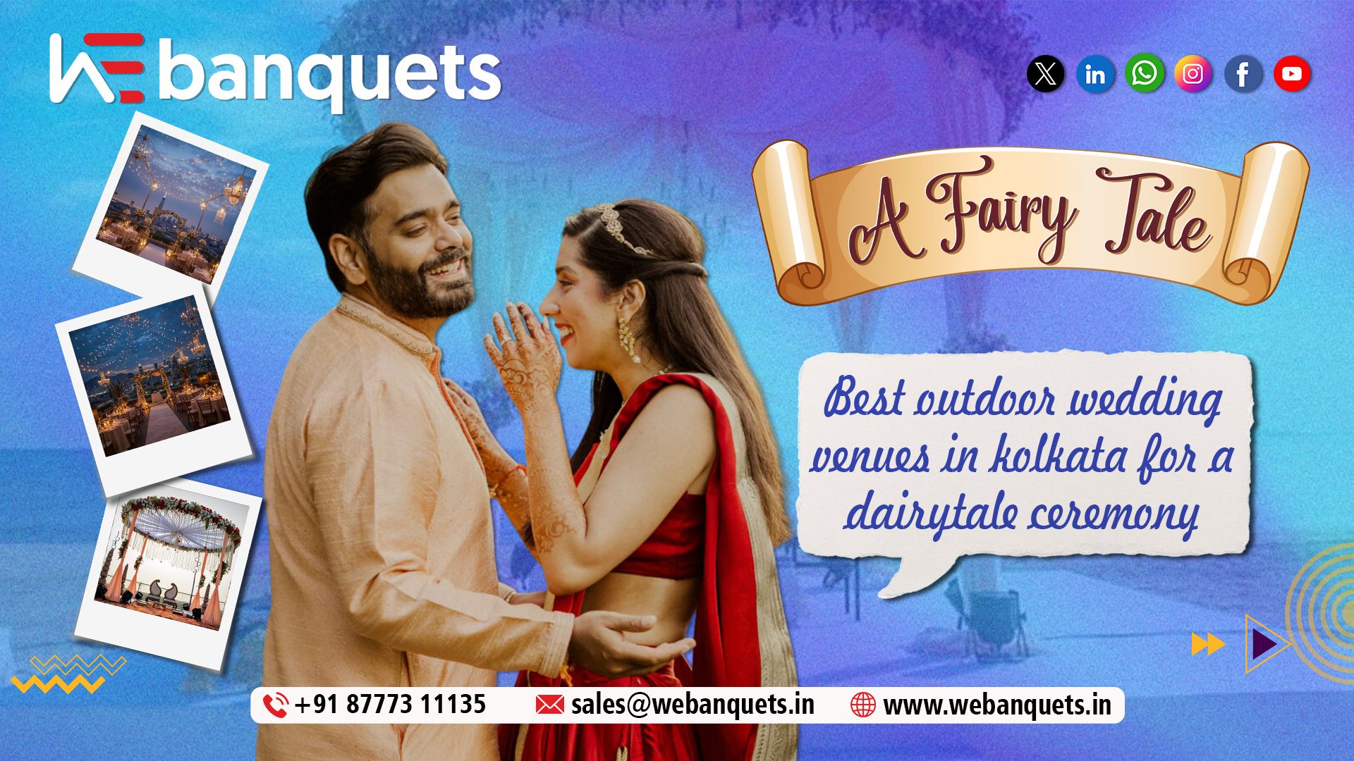 Best Outdoor Wedding Venues in Kolkata for a Fairytale Ceremony