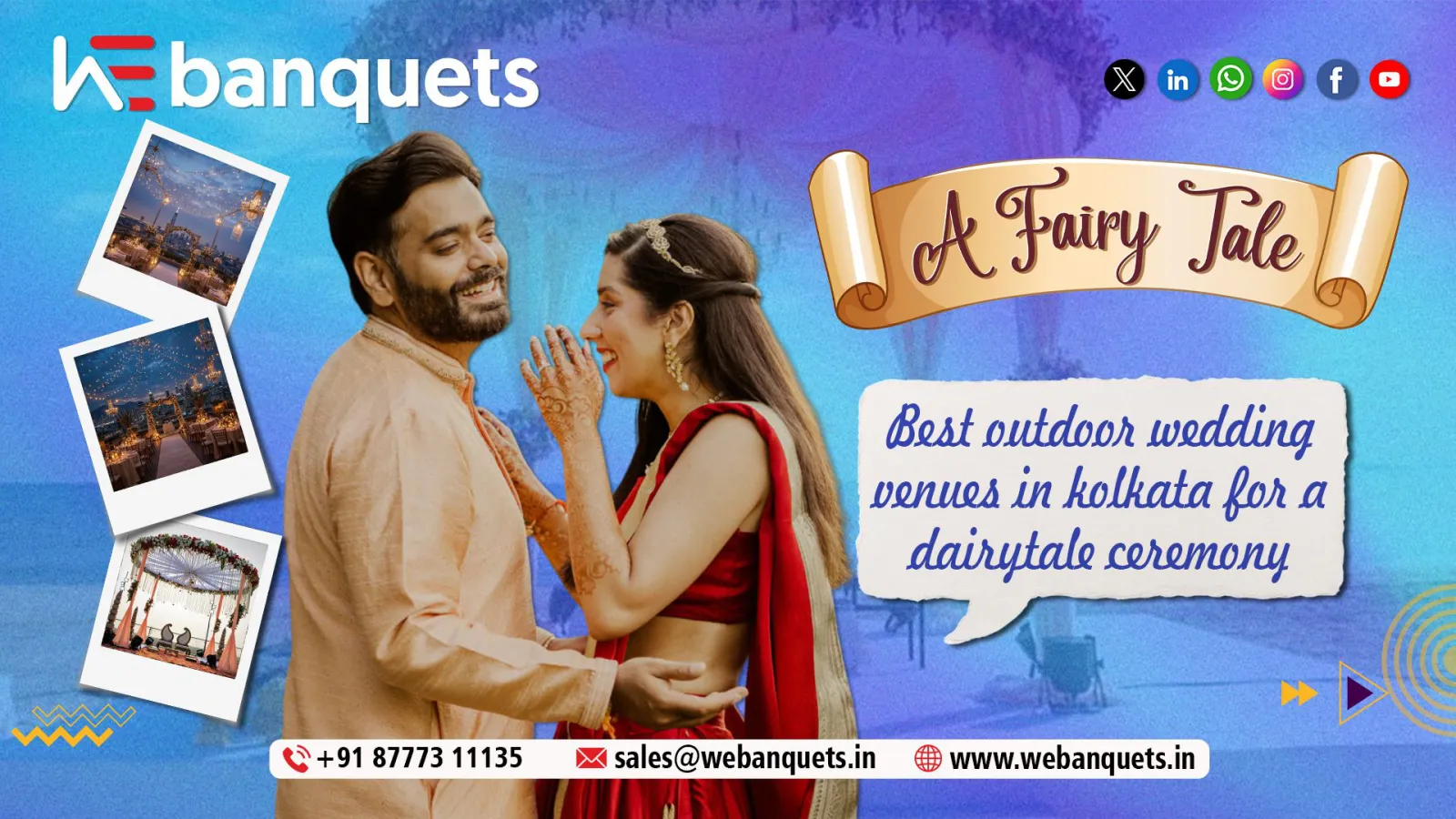 Best Outdoor Wedding Venues in Kolkata for a Fairytale Ceremony