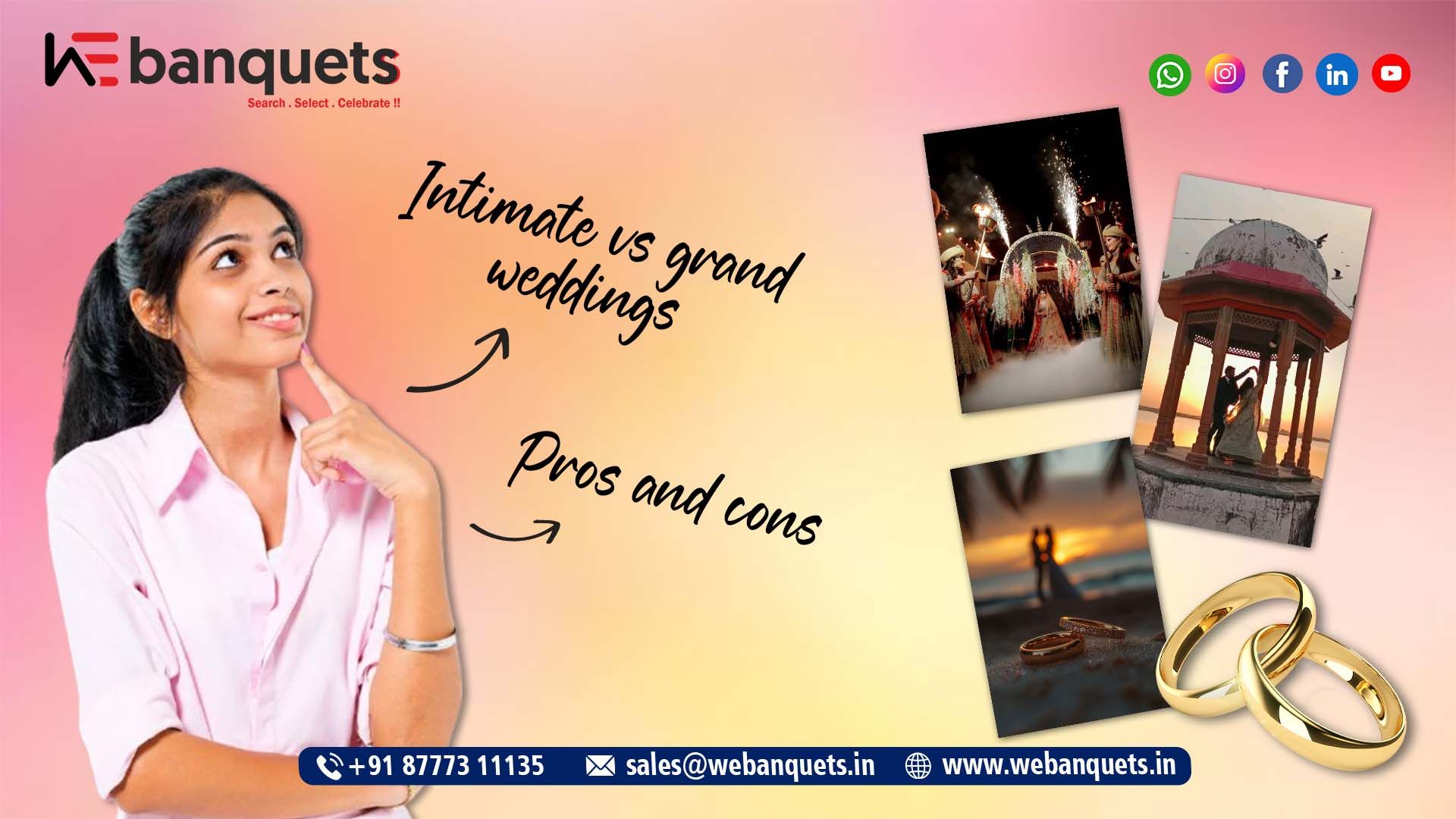 Intimate vs Grand Wedding Pros and Cons Webanquets Guide