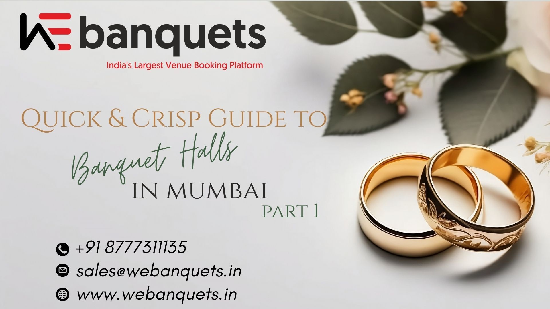 Quick Crisp Guide to Banquet Halls in Mumbai Featured on Webanquets Part 1