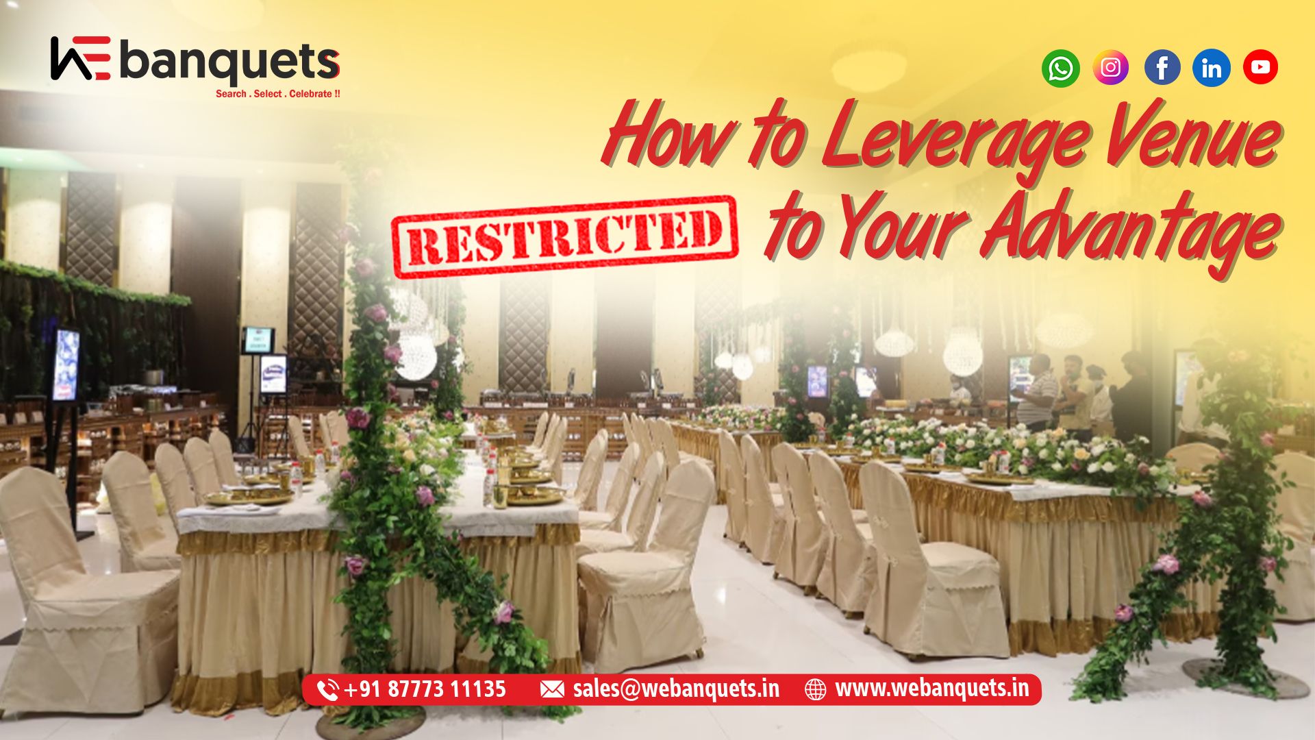 Use Venue Restrictions to Your Event Advantage