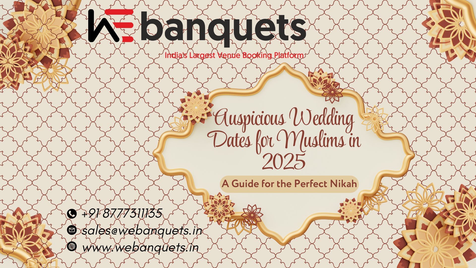 Auspicious Wedding Dates for Muslims in 2025 A Guide for the Perfect Nikah