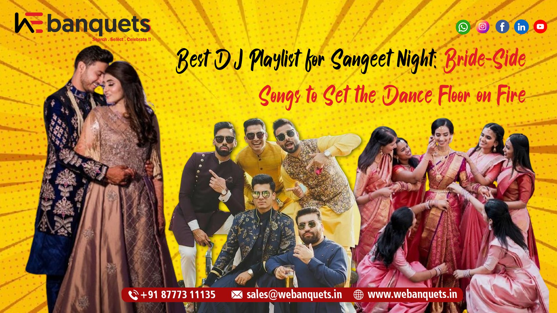 Best DJ Playlist for Sangeet Night: Bride-Side Songs to Set the Dance Floor on Fire